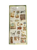 Nyanko Biyori Sticker Sheet - Cat in the Library
