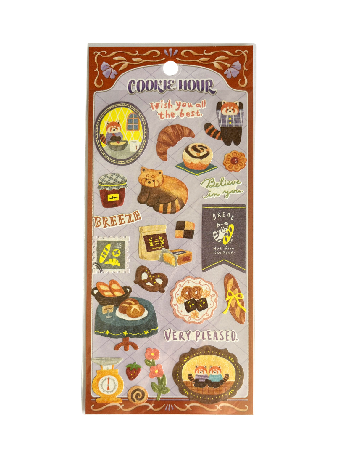 Cookie Hour - Red Panda Sticker Sheet