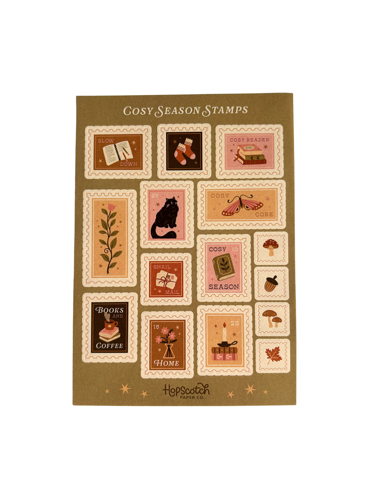 Cosy Season Stamps Sticker Sheet