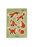 Foxes Sticker Sheet