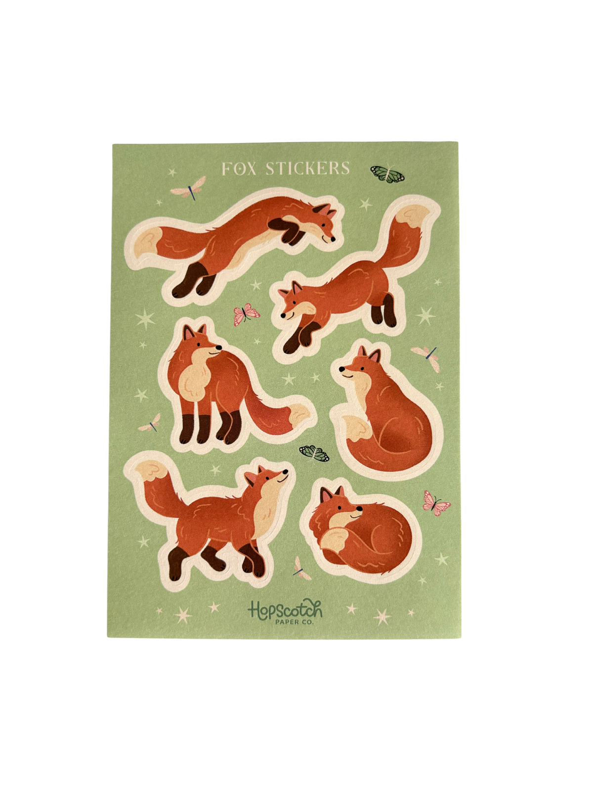 Foxes Sticker Sheet