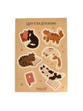 Lazy Cats Sticker Sheet