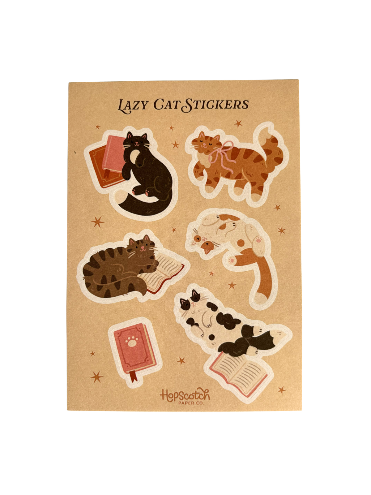 Lazy Cats Sticker Sheet