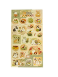 Rabbits with Japanese Sweets - Sticker Sheet