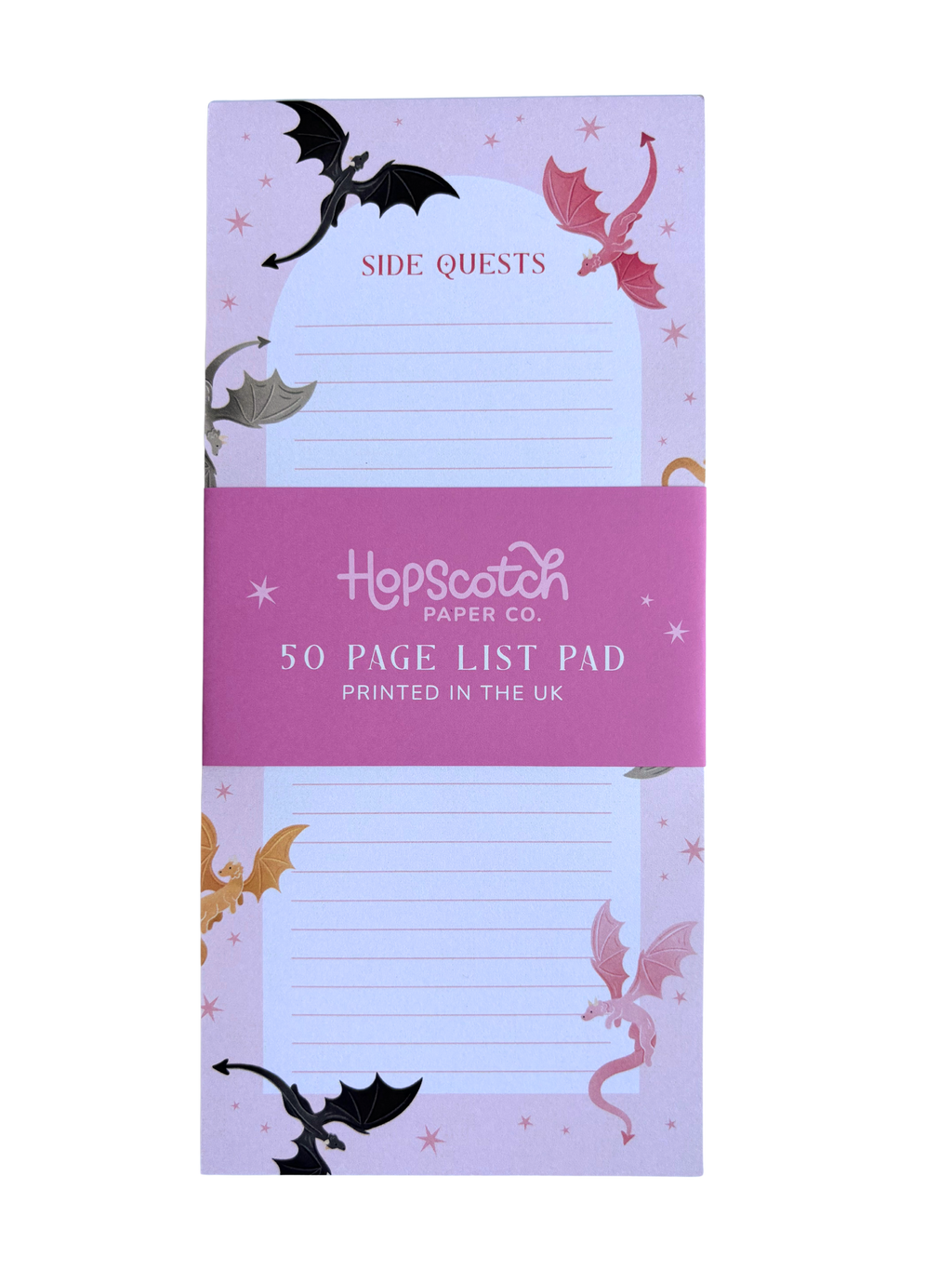Side Quests List Pad - Dragons