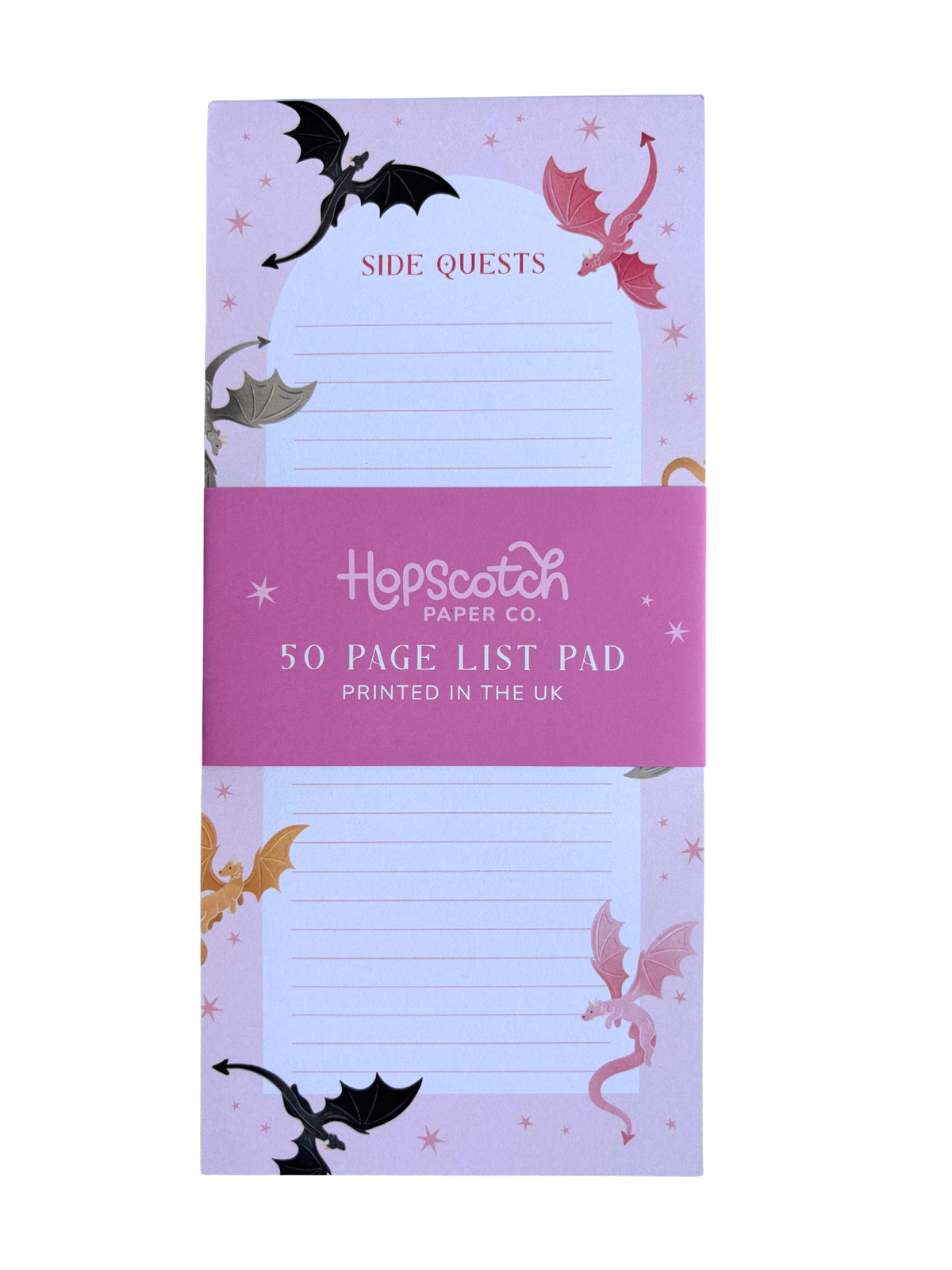 Side Quests List Pad - Dragons